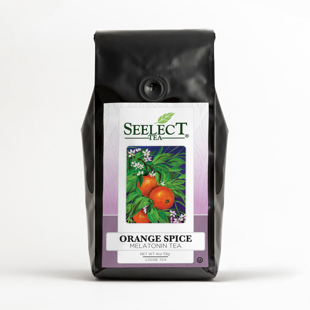 Package of Orange Spice Melatonin Tea - Loose Leaf