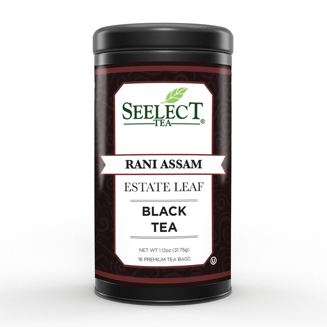 Package of Rani Assam Black Tea, Estate Grown - 16 Bags