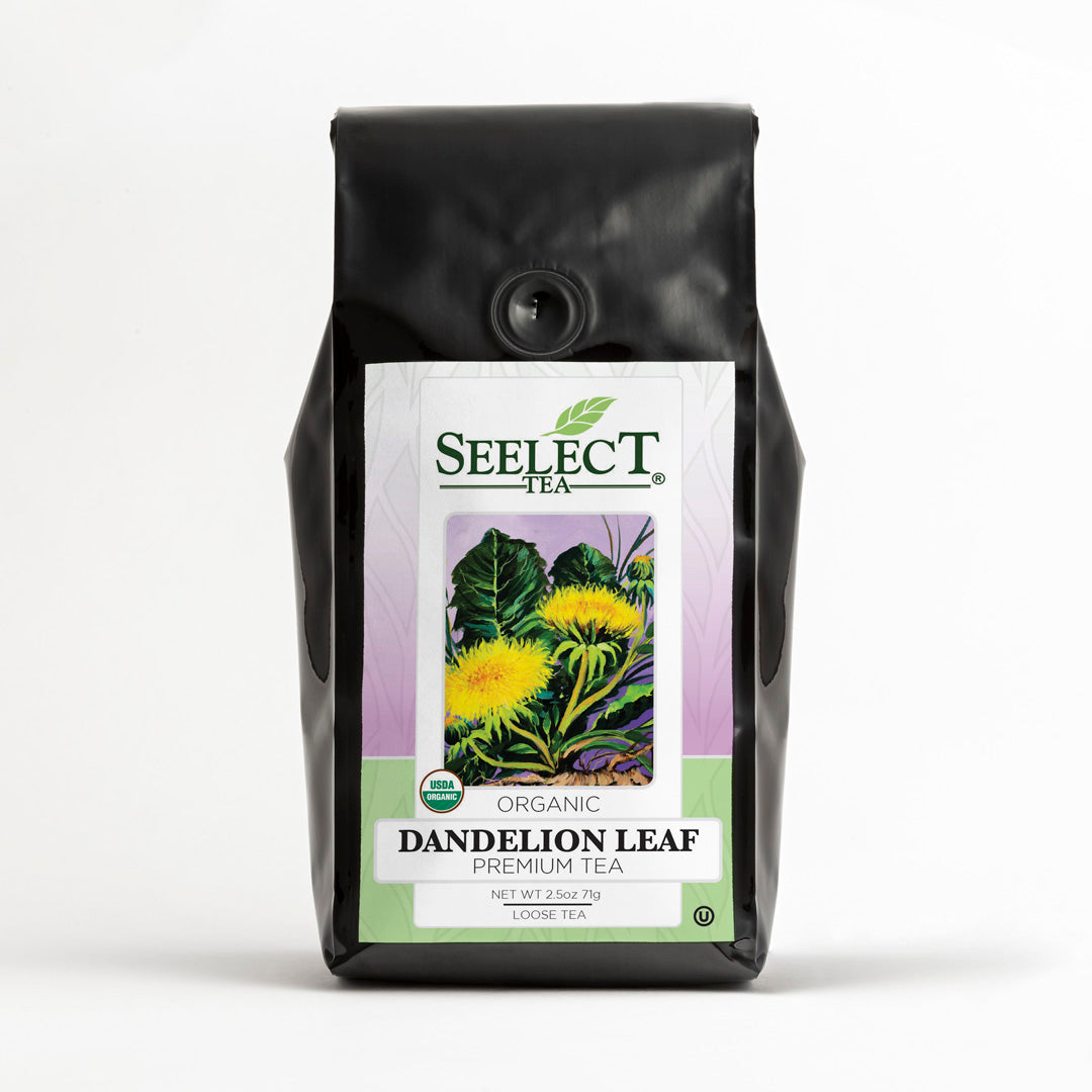 Package of Dandelion Leaf Tea, Organic - Loose Leaf
