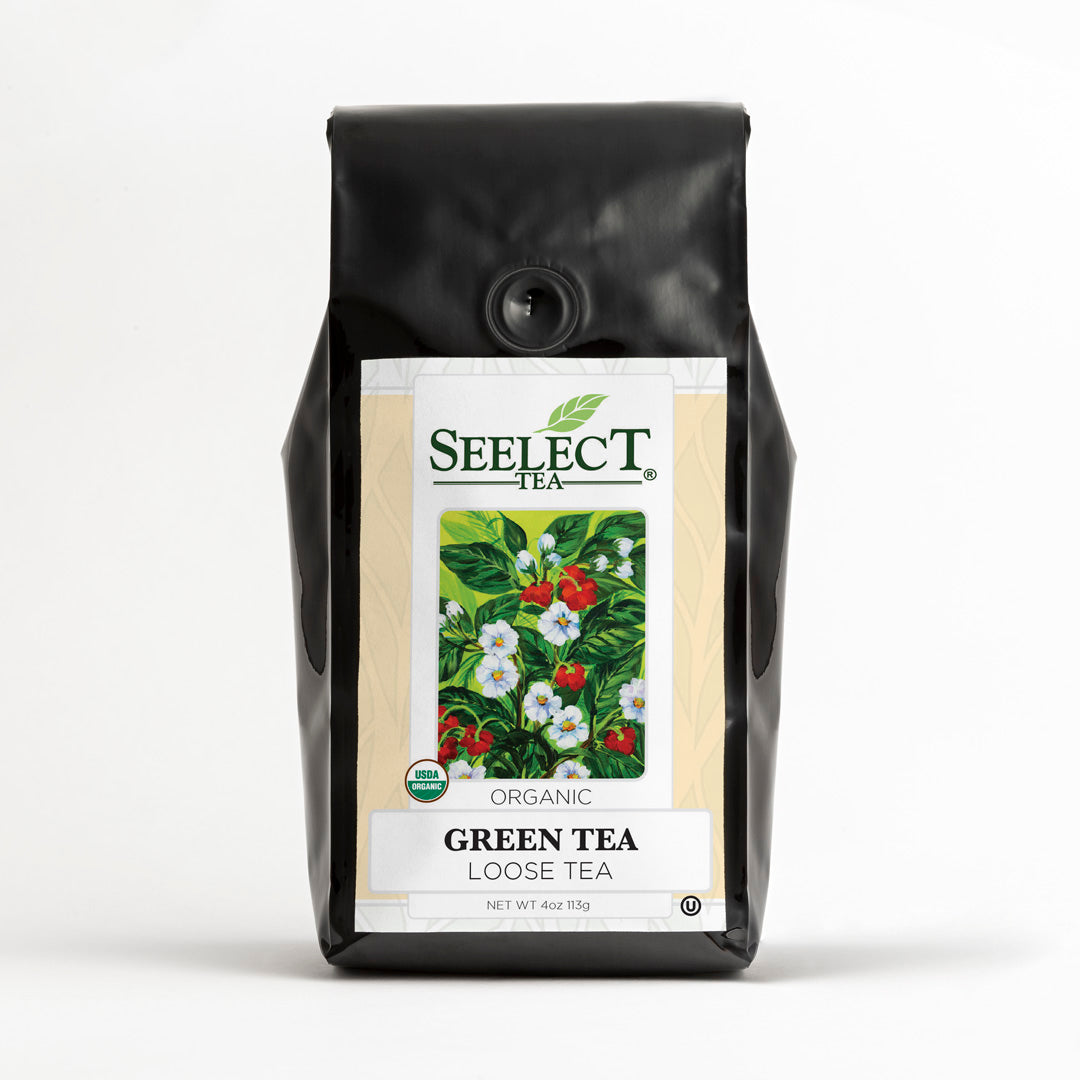 Package of Green Tea, Organic - Loose Leaf