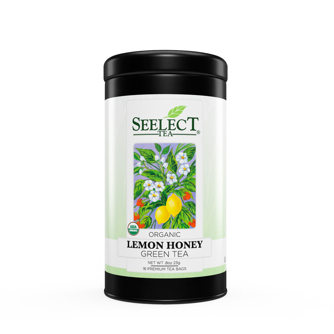Package of Lemon Honey Green Tea, Organic - 16 Bags