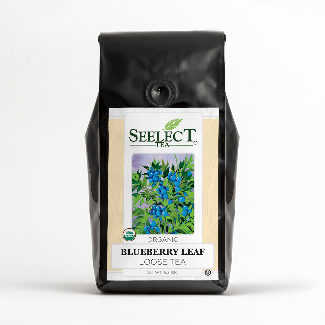 Package of Blueberry Leaf Tea, Organic - Loose Leaf