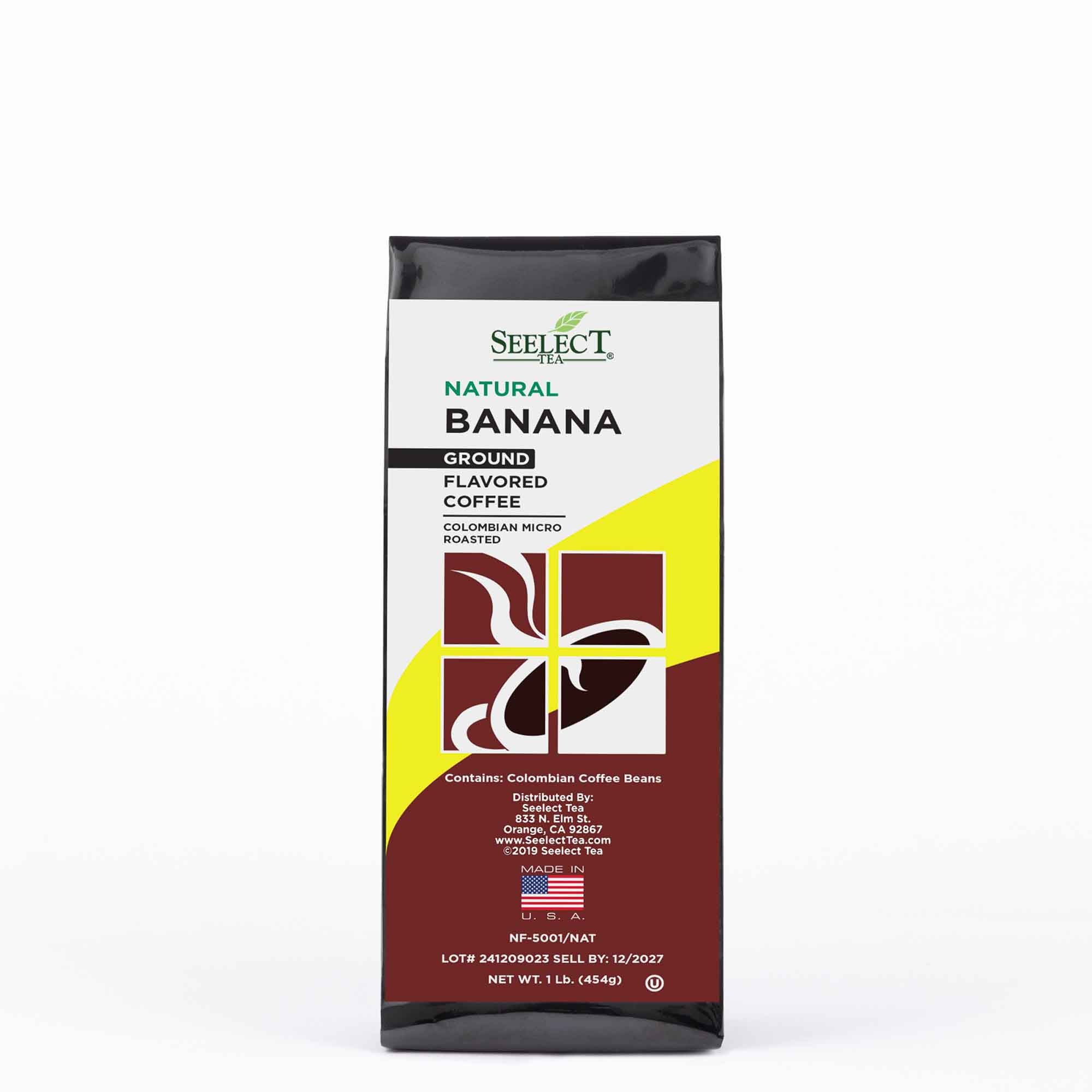 Package of Banana Flavored Coffee Beans