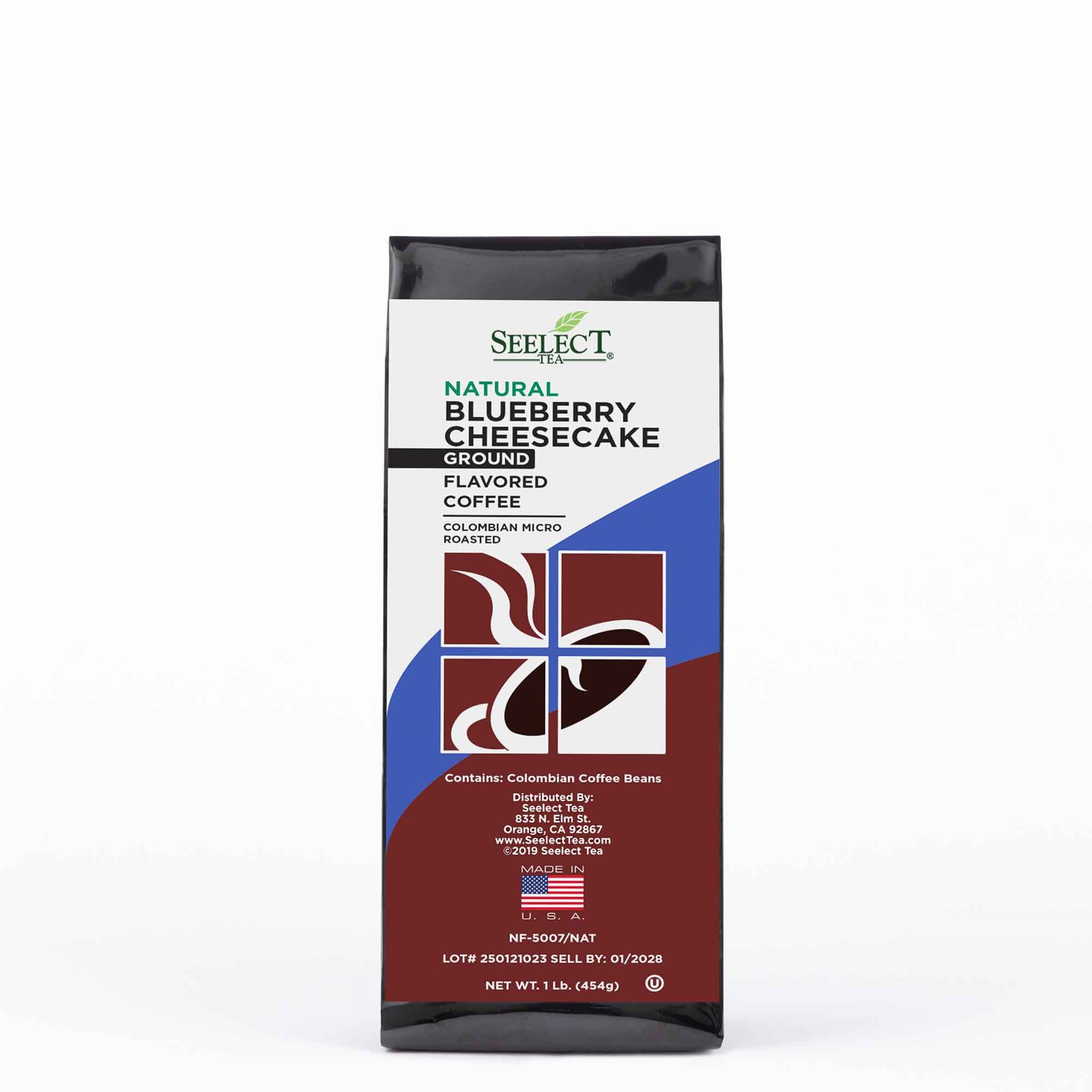 Package of Blueberry Cheesecake Flavored Coffee Beans