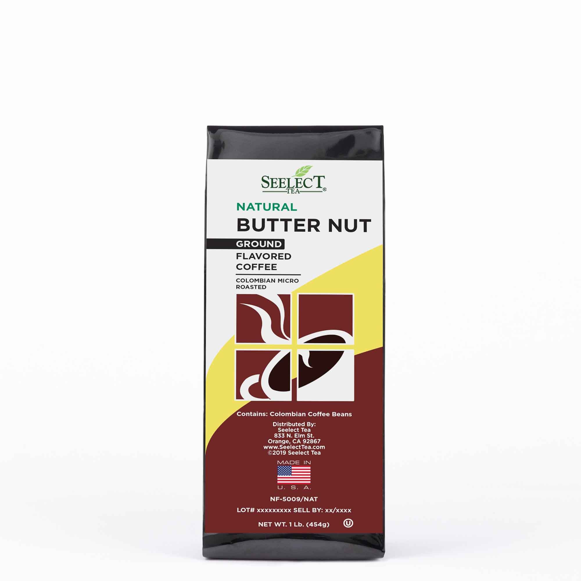 Package of Butter Nut Flavored Coffee Beans