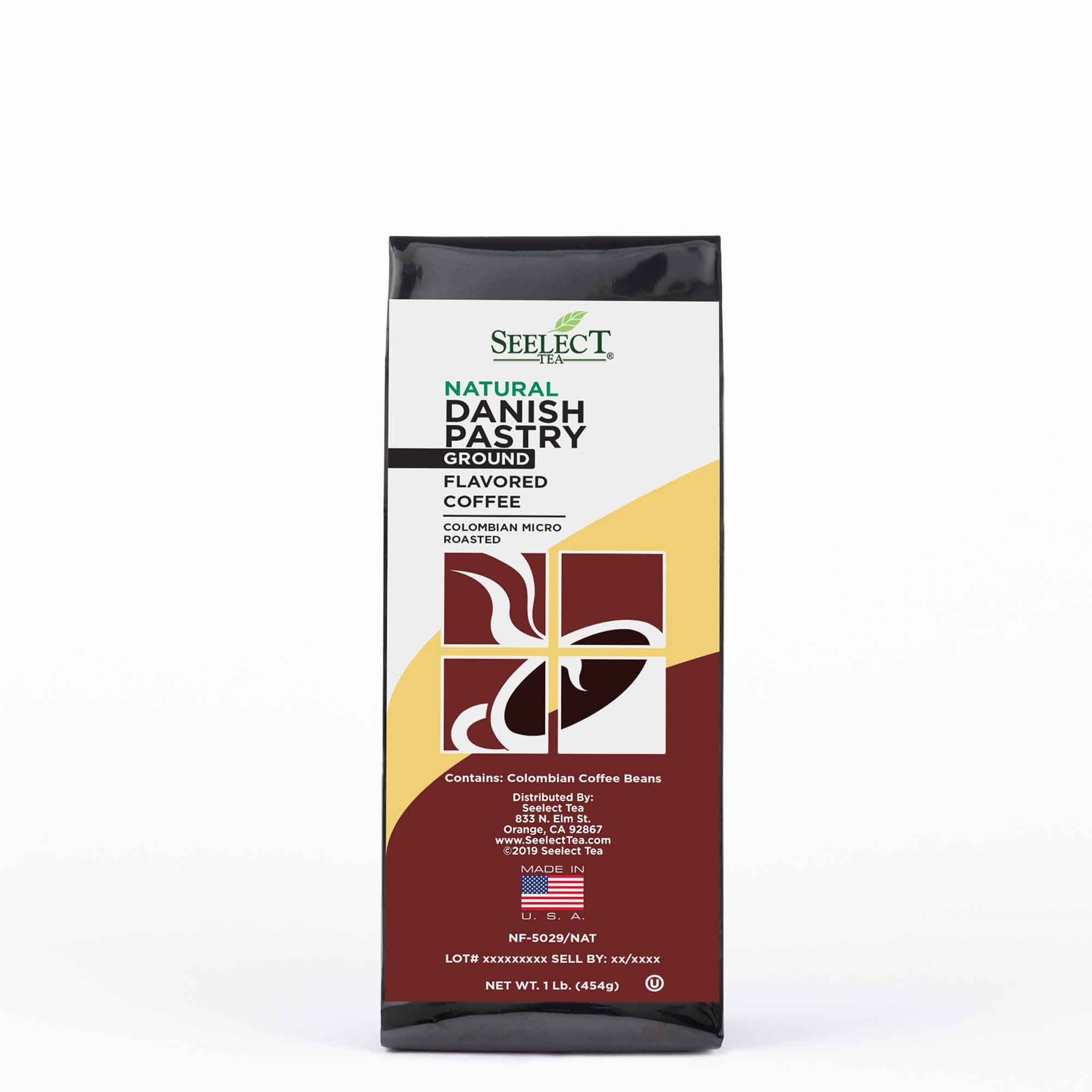 Package of Danish Pastry Flavored Coffee Beans