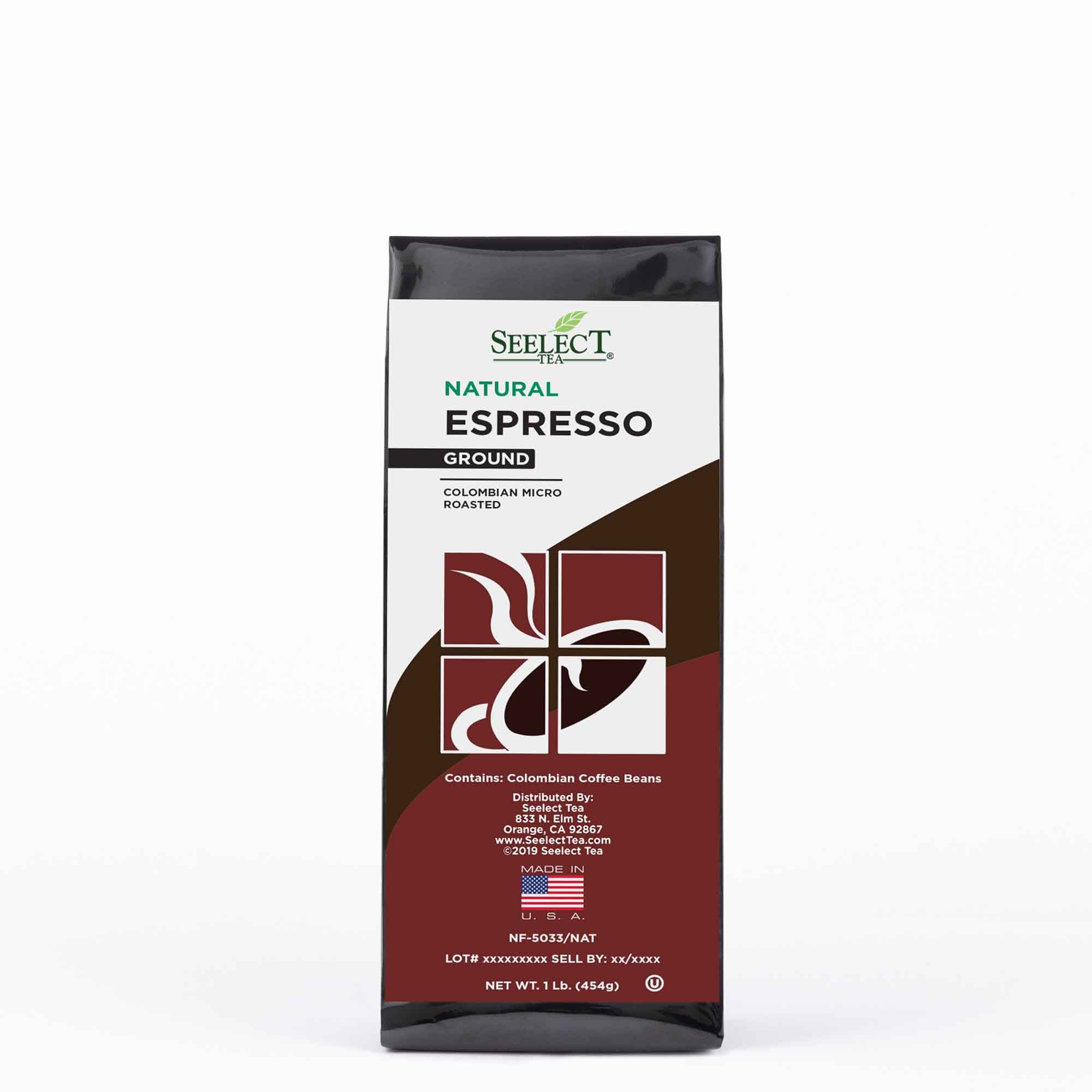 Package of Espresso Coffee Beans
