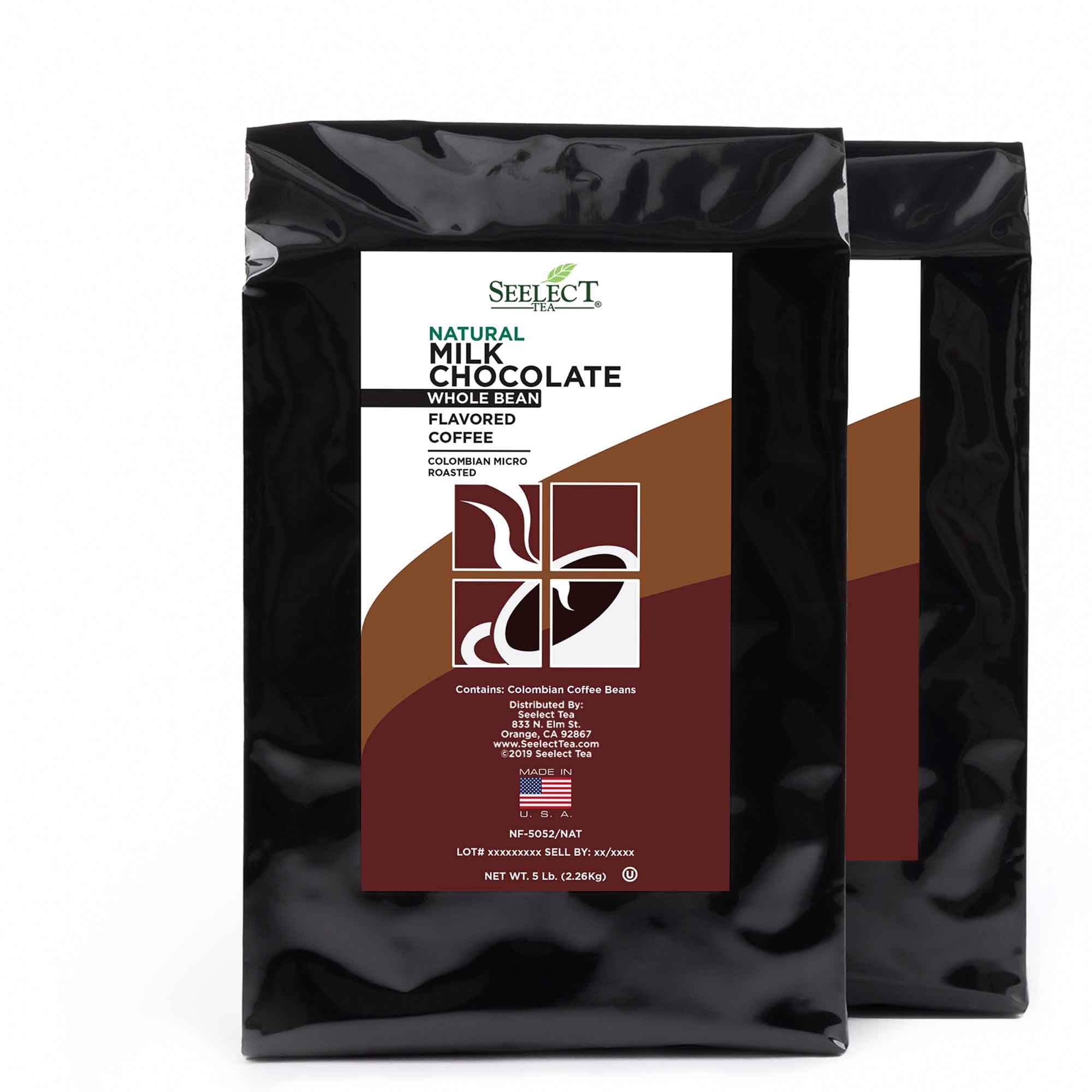 Package of Milk Chocolate Flavored Coffee Beans