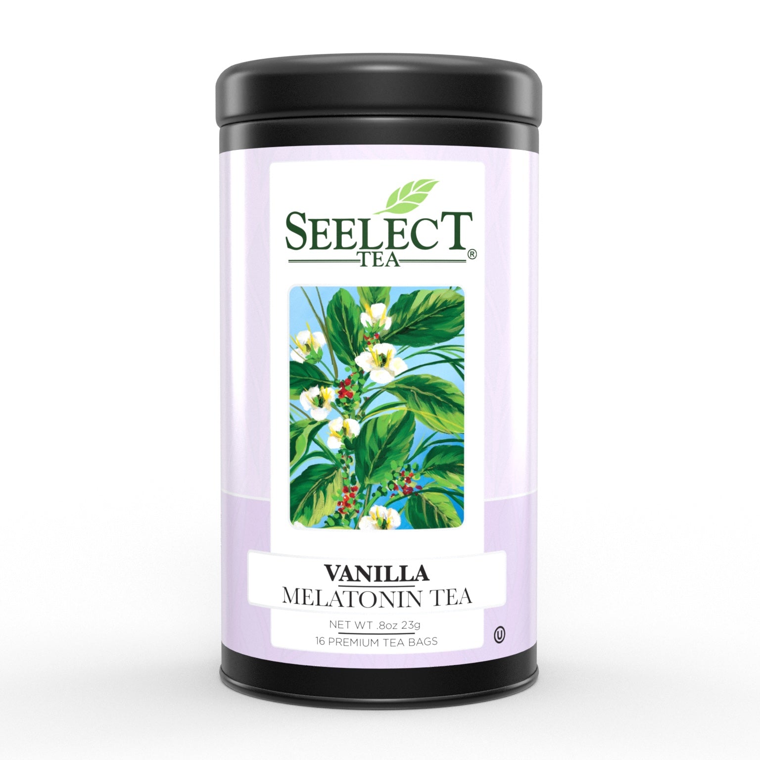 Package of Vanilla Melatonin Tea - 16 Bags