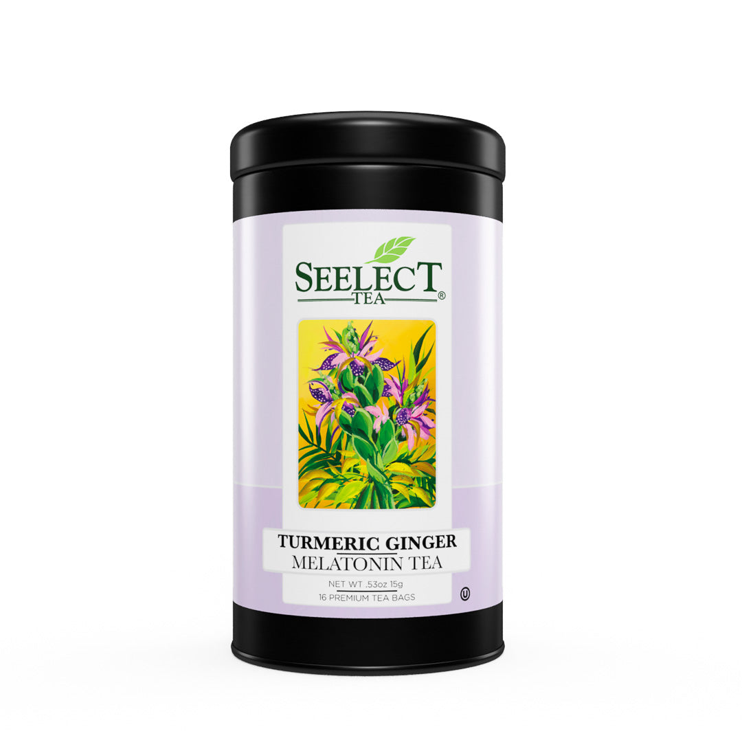 Package of Turmeric Ginger Melatonin Tea - 16 Bags