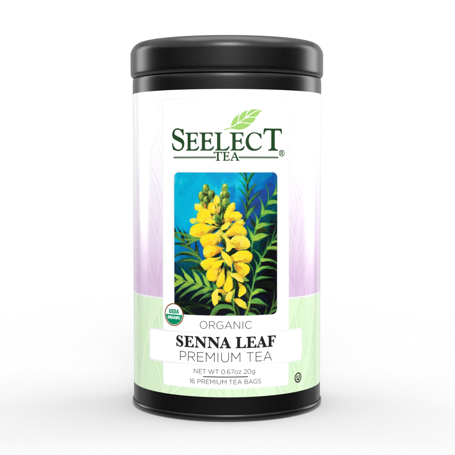 Package of Senna Leaf Tea, Organic - 16 Bags