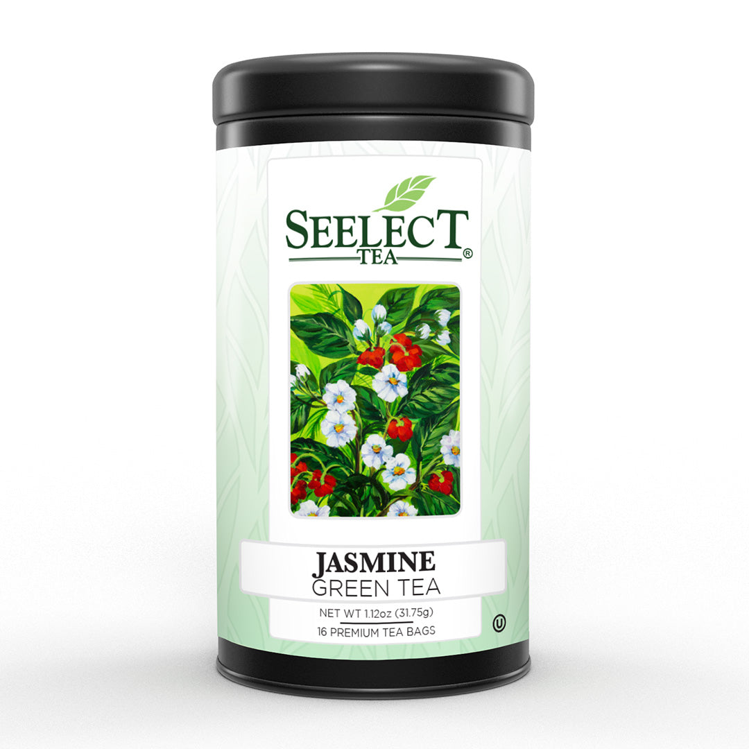 Package of Jasmine Green Tea, Estate Grown - 16 Bags