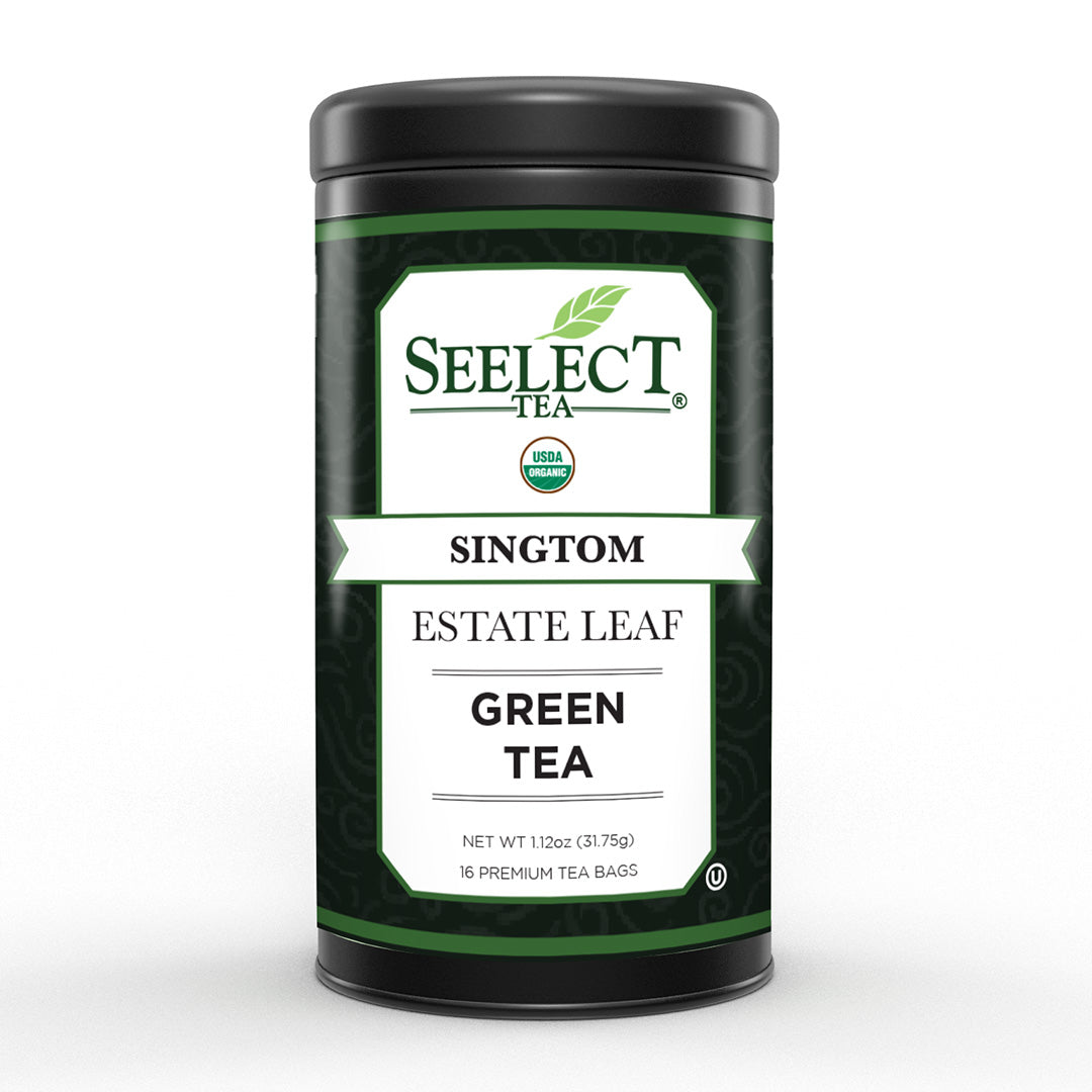 Package of Singtom Green Tea, Estate Grown - 16 Bags