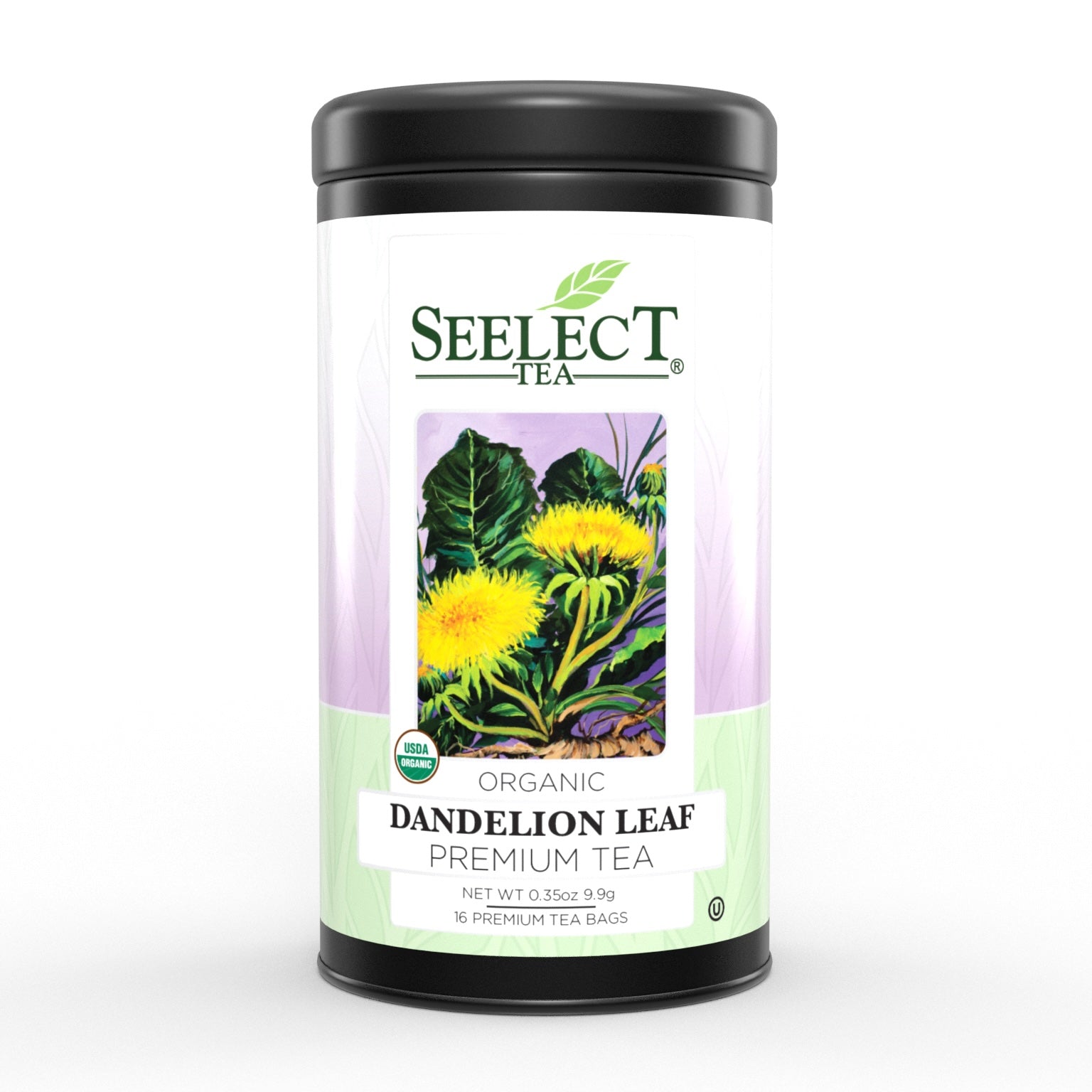 Package of Dandelion Leaf Tea, Organic - 16 Bags