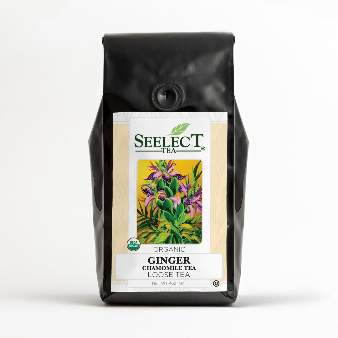 Package of Ginger Chamomile Tea, Organic - Loose Leaf