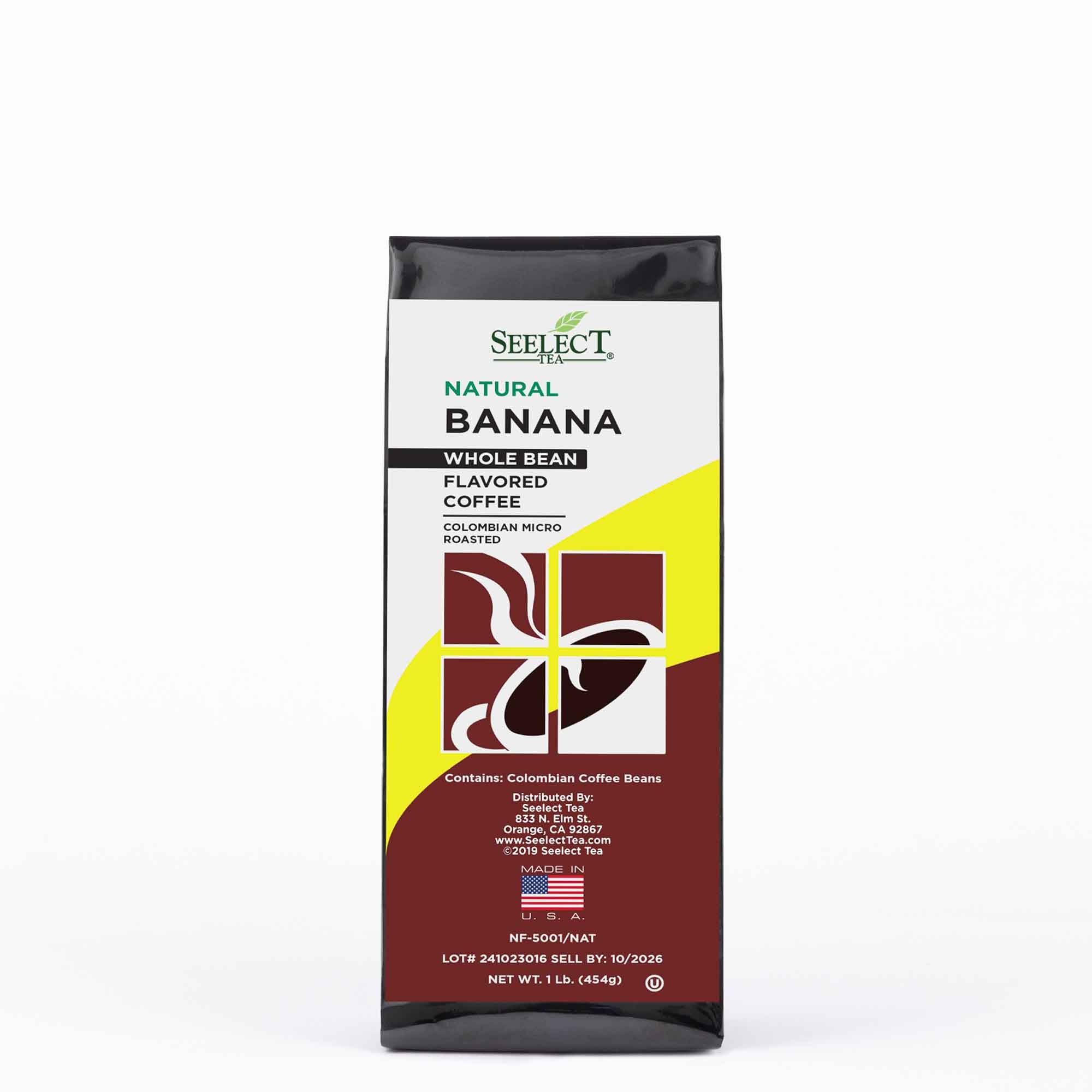 Package of Banana Flavored Coffee Beans