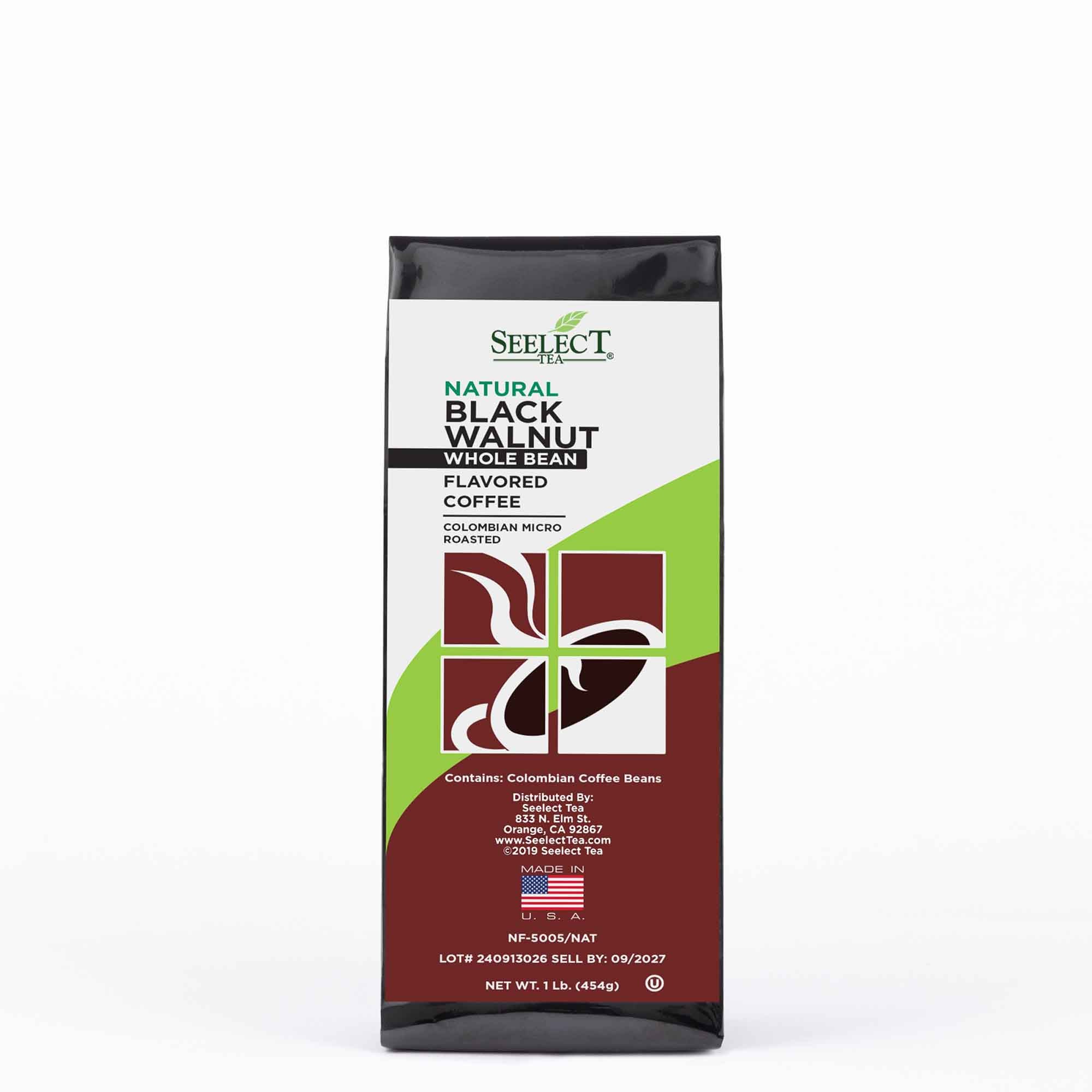Package of Black Walnut Flavored Coffee Beans