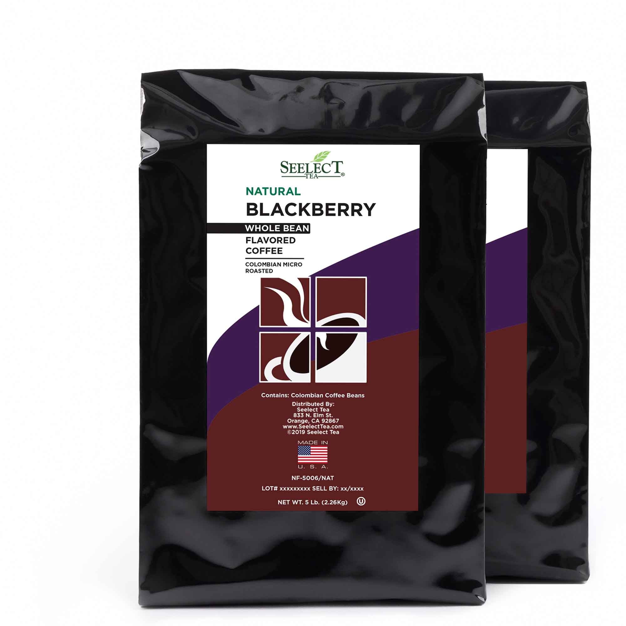 Package of Blackberry Flavored Coffee Beans