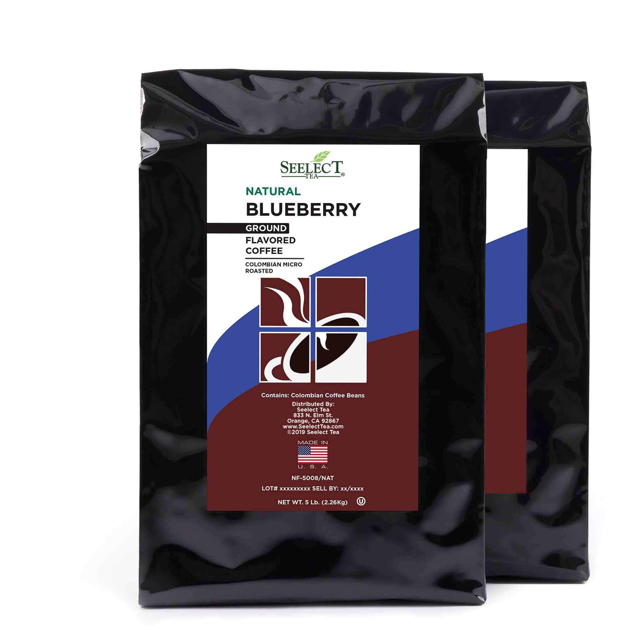 Package of Blueberry Flavored Coffee Beans