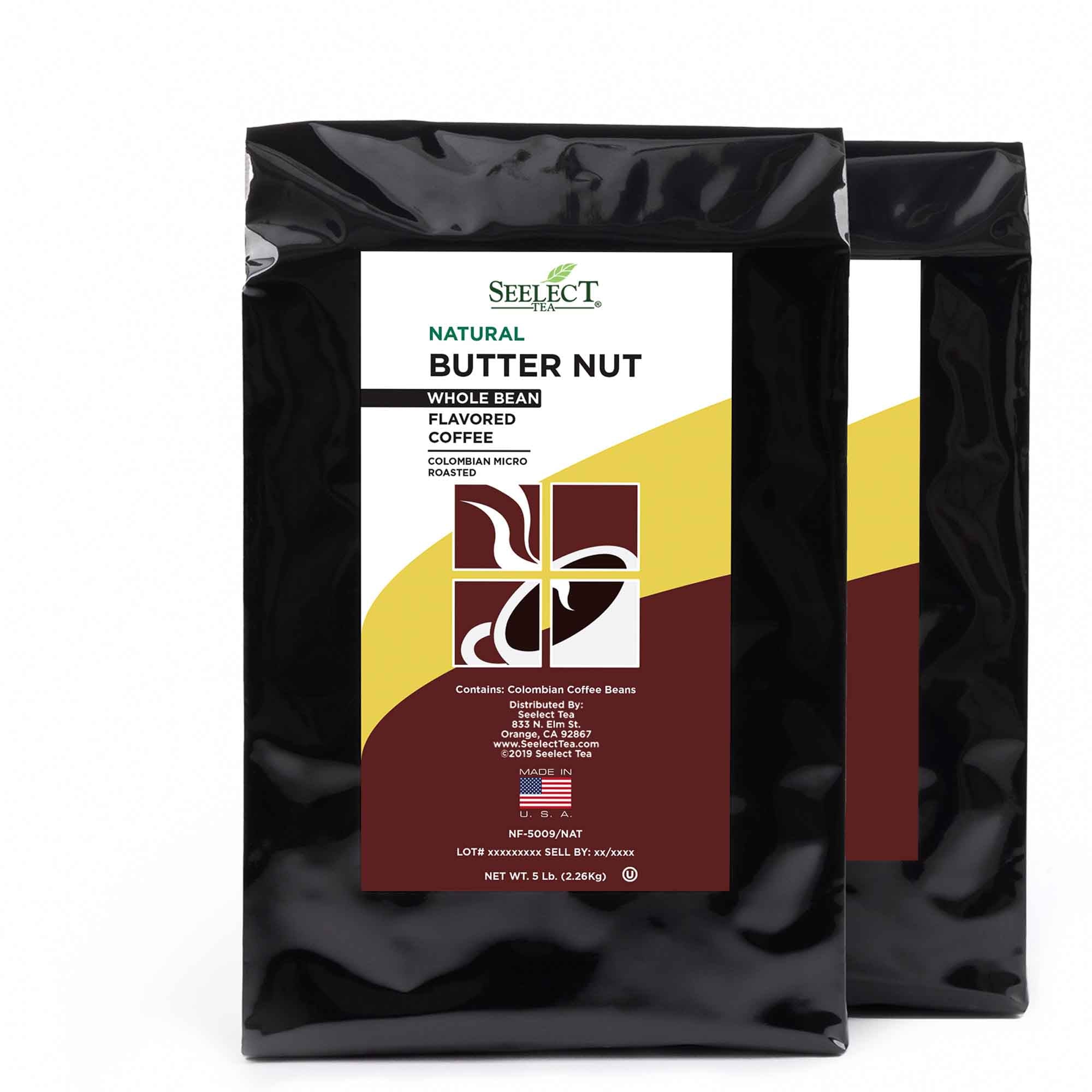 Package of Butter Nut Flavored Coffee Beans