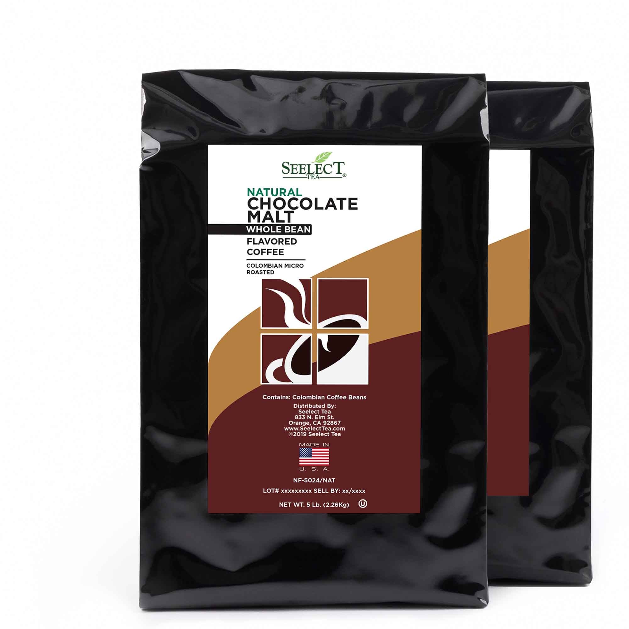 Package of Chocolate Malt Flavored Coffee Beans