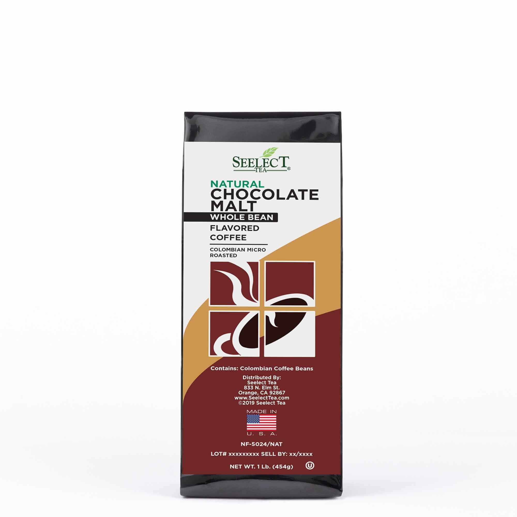 Package of Chocolate Malt Flavored Coffee Beans