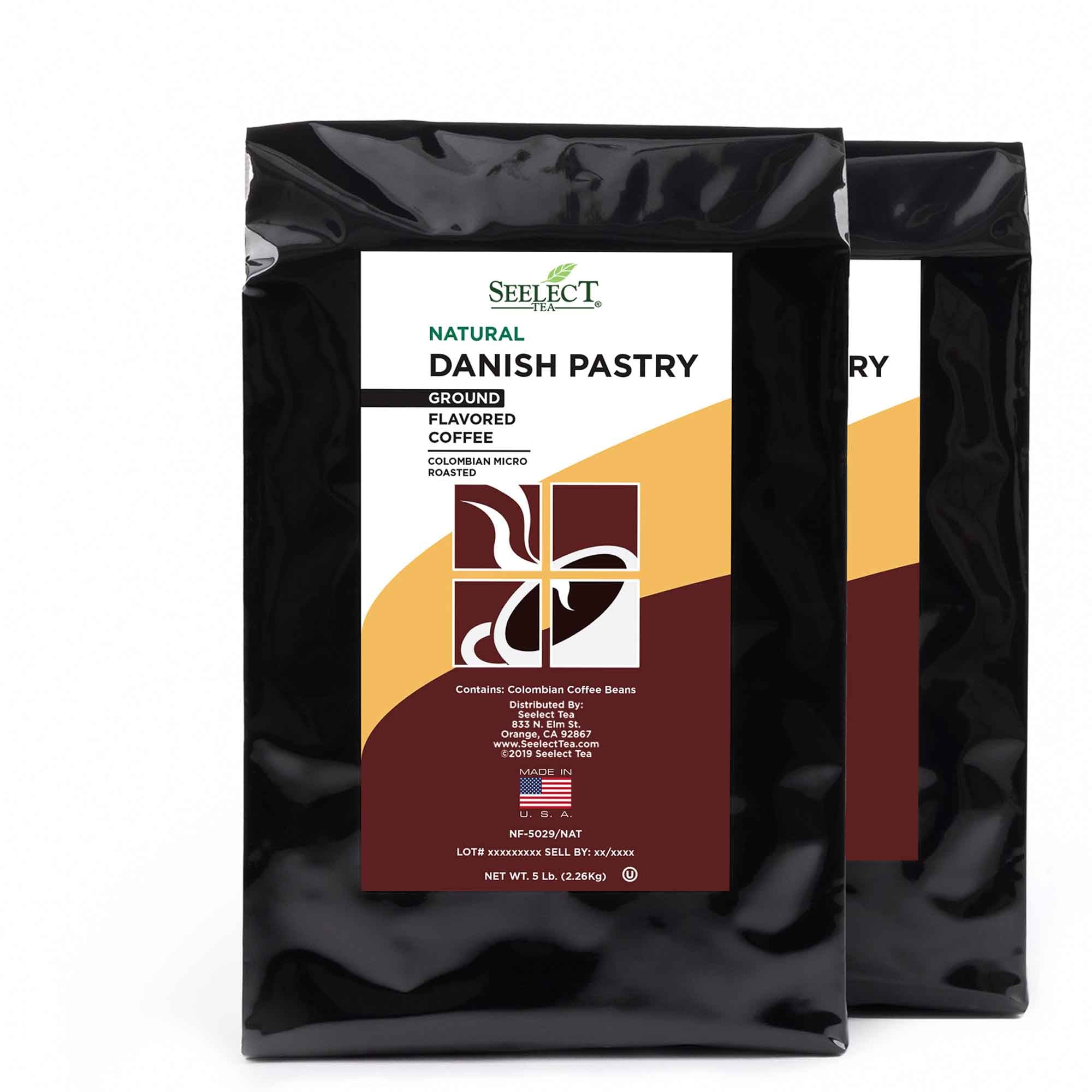 Package of Danish Pastry Flavored Coffee Beans