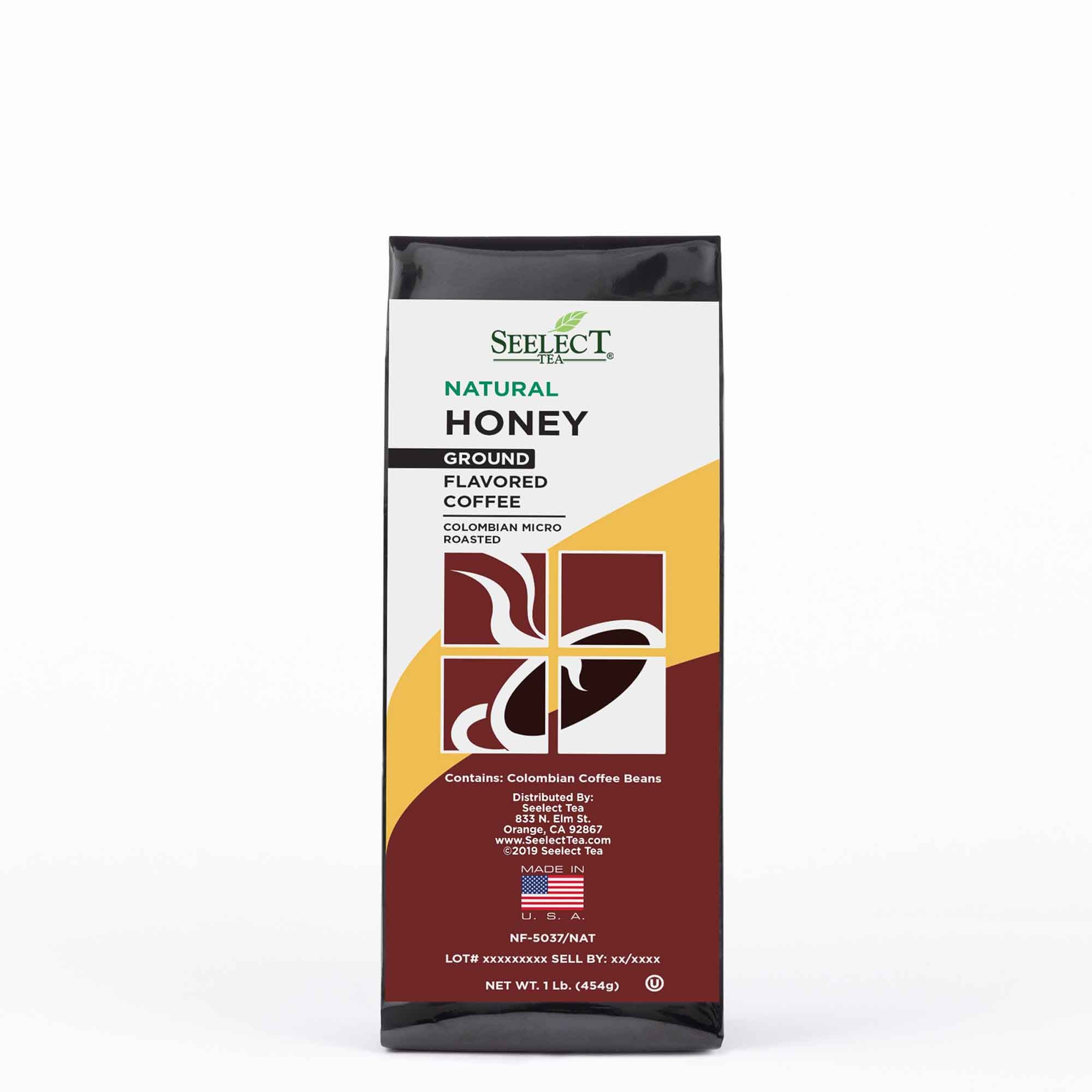 Package of Honey Flavored Coffee Beans