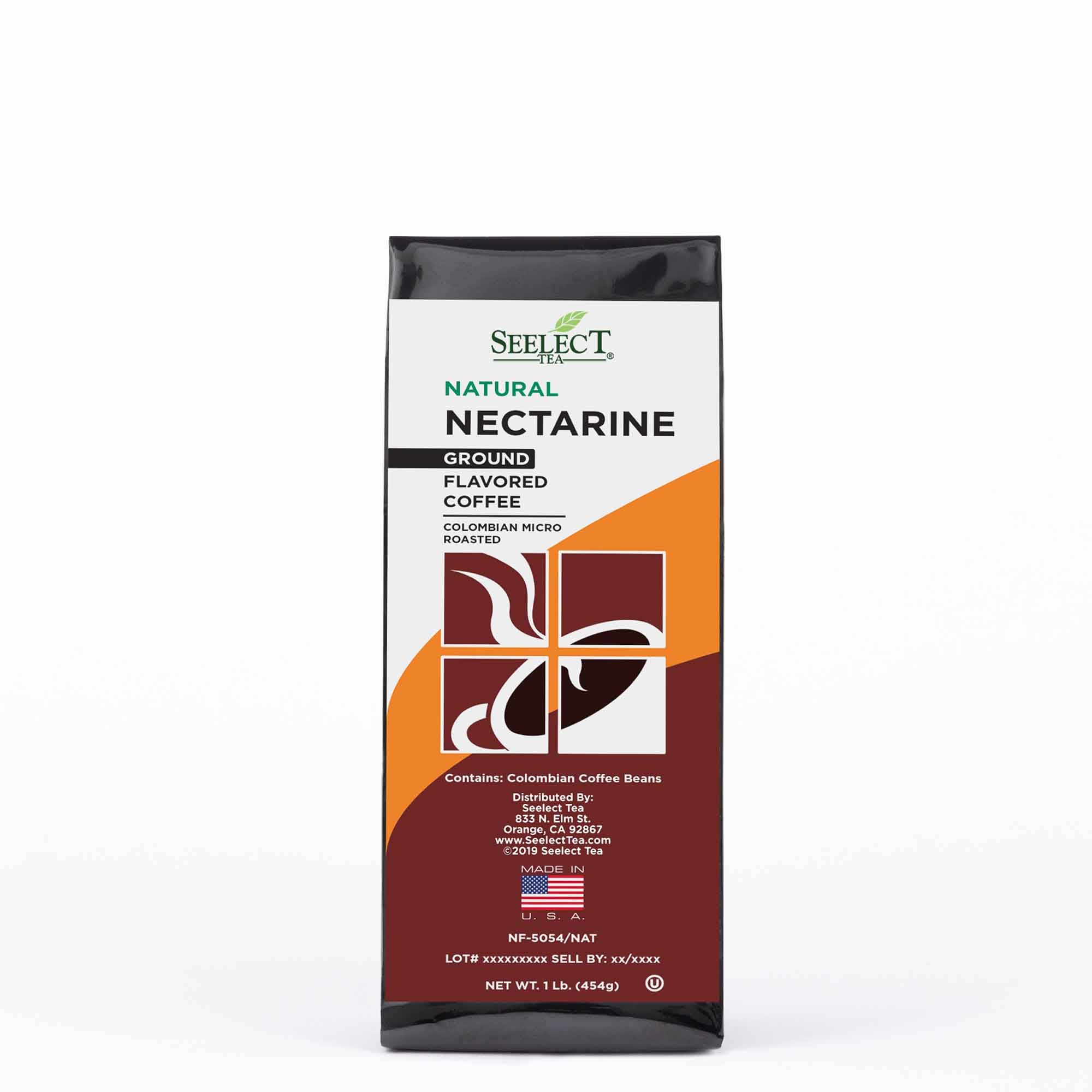 Package of Nectarine Flavored Coffee Beans