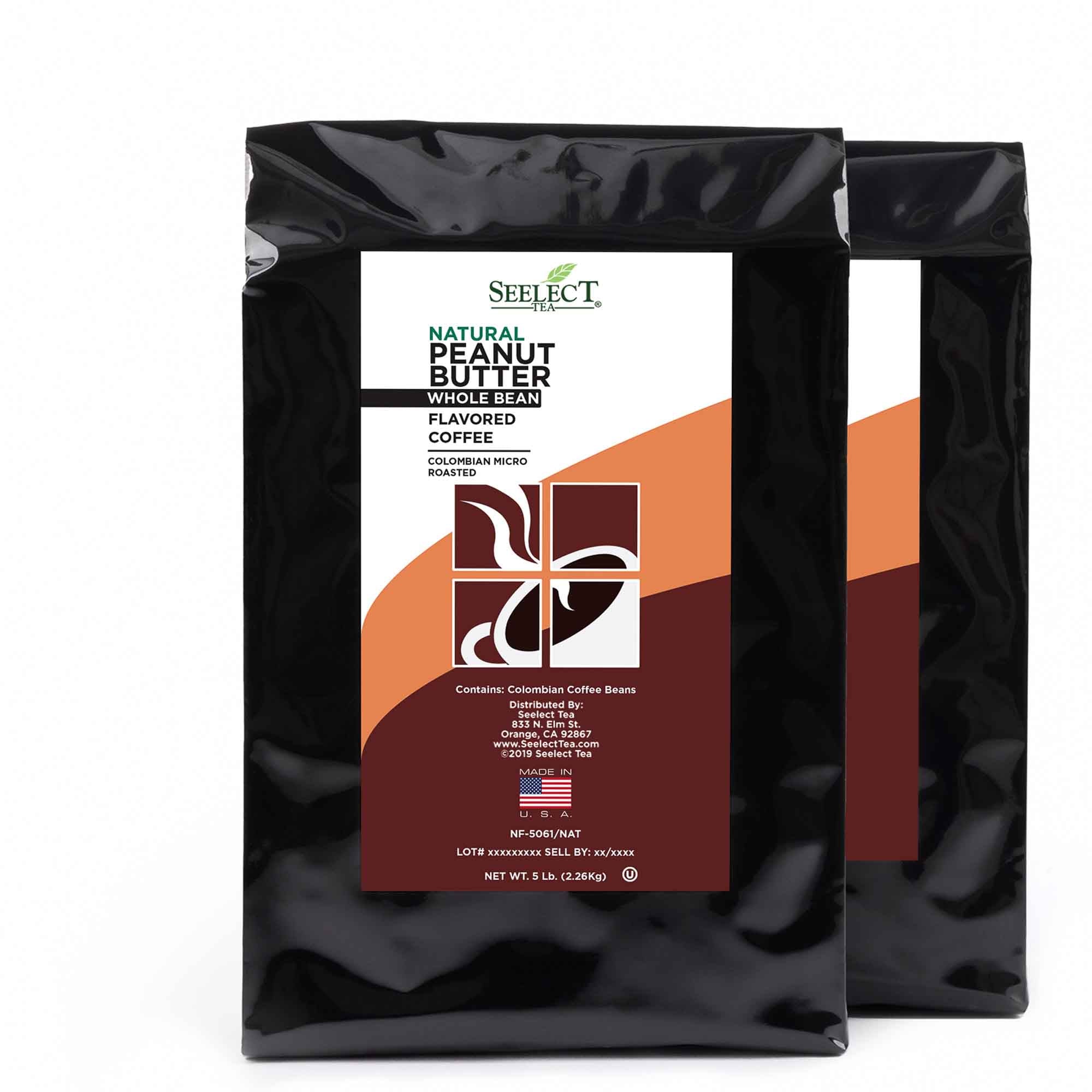 Package of Peanut Butter Flavored Coffee Beans