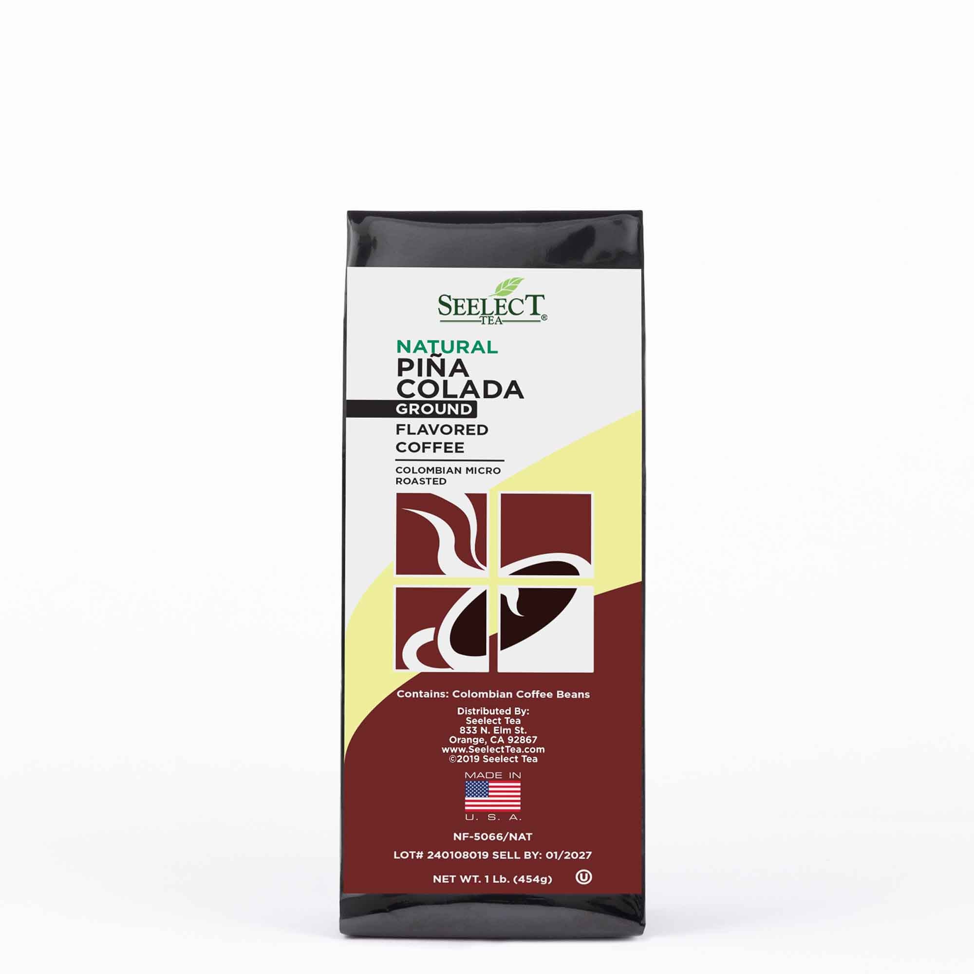 Package of Pina Colada Flavored Coffee Beans