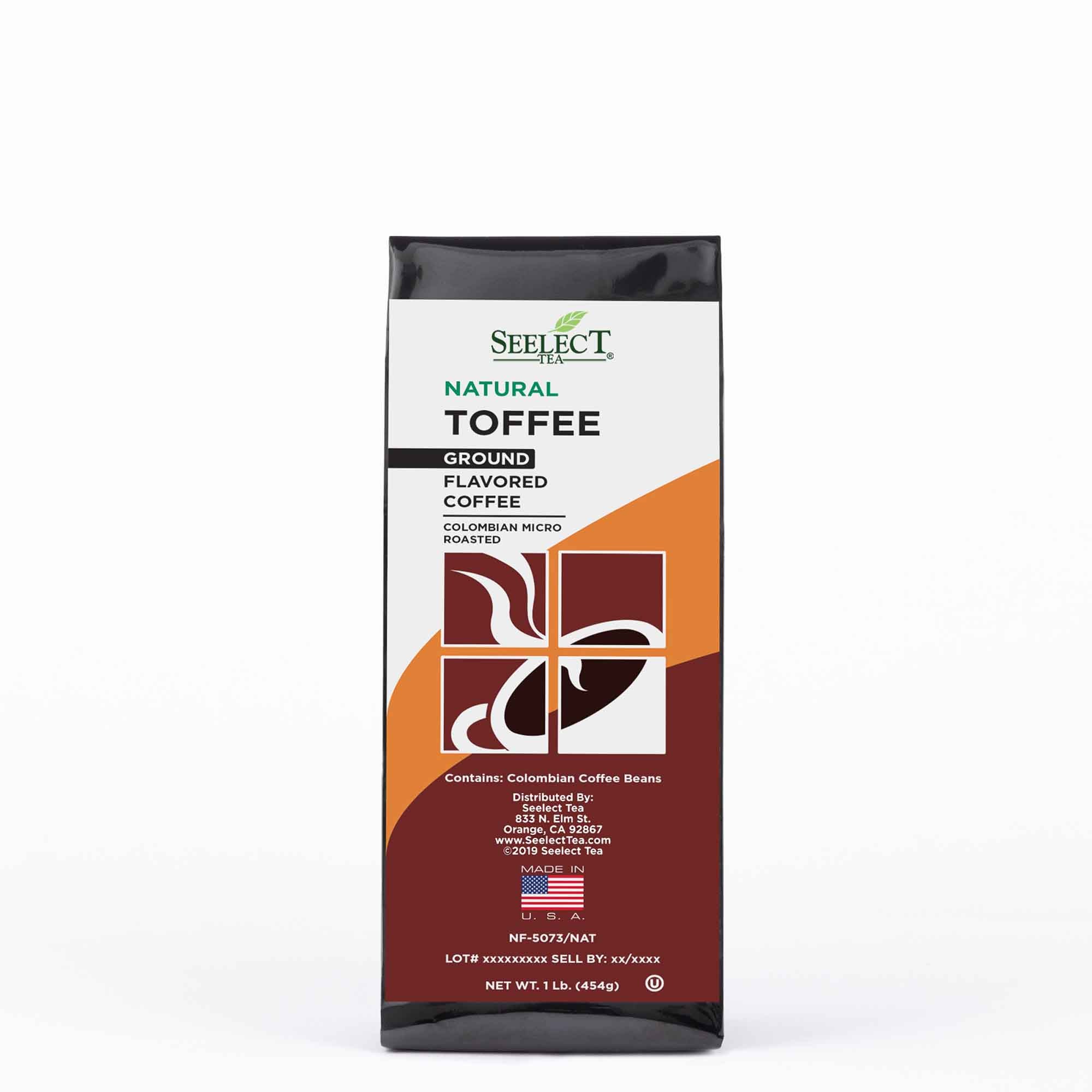 Package of Toffee Flavored Coffee Beans