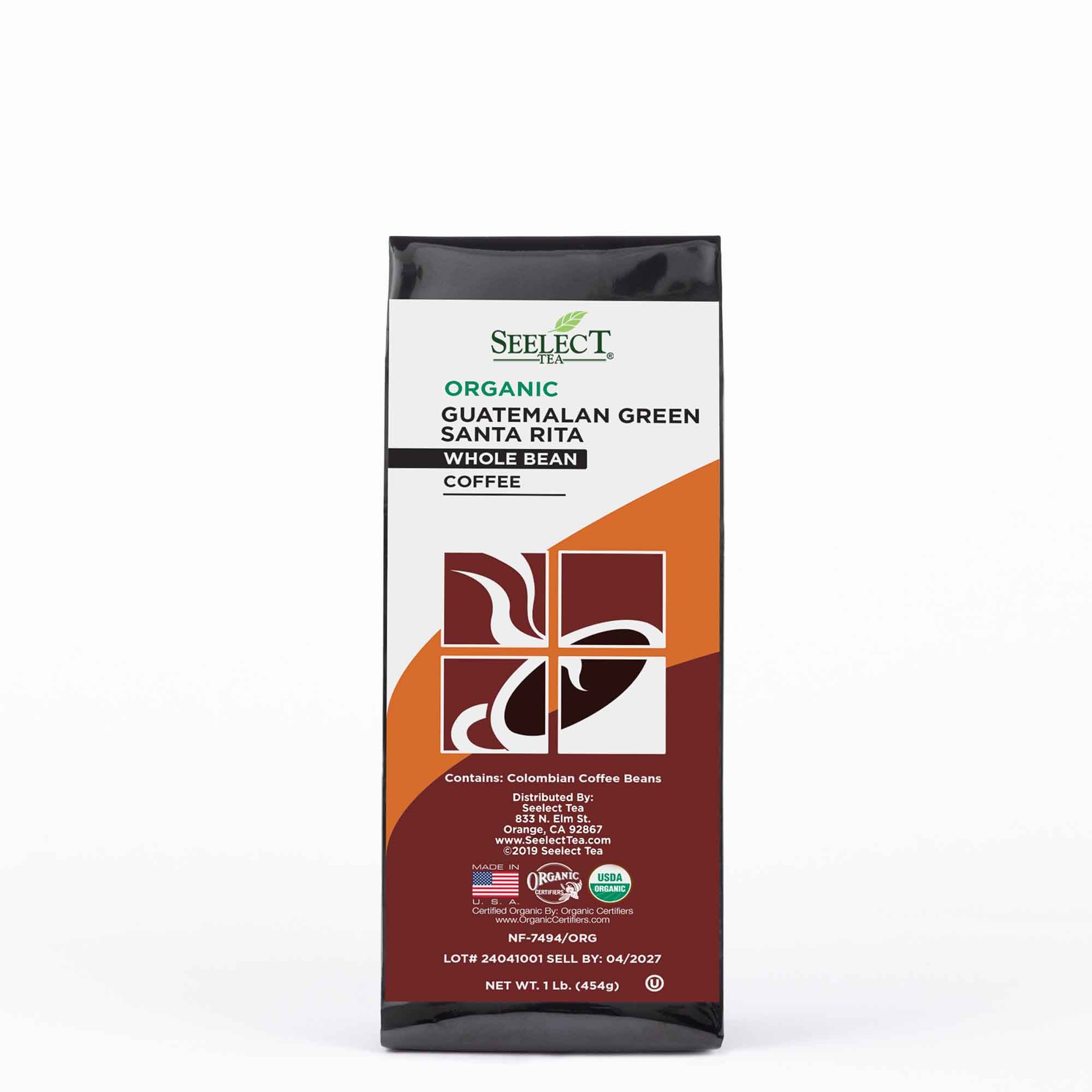Package of Organic Guatemalan Green Coffee Beans (Santa Rita)