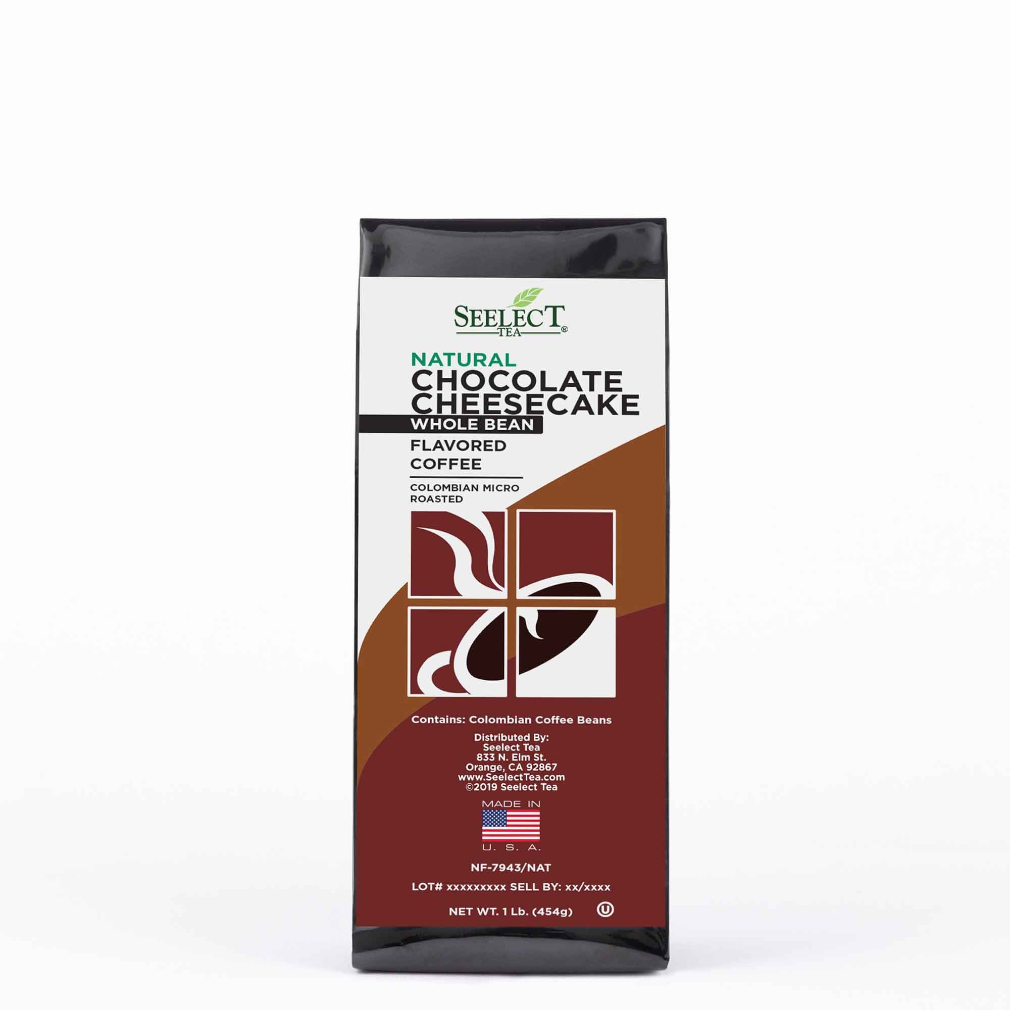 Package of Chocolate Cheesecake Flavored Coffee Beans